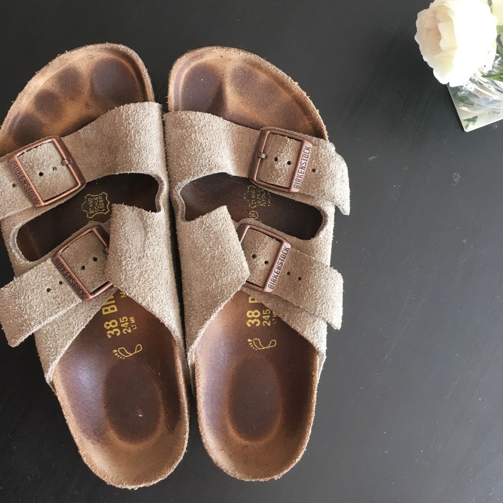 Birkenstock Arizona Suede Leather Sandal